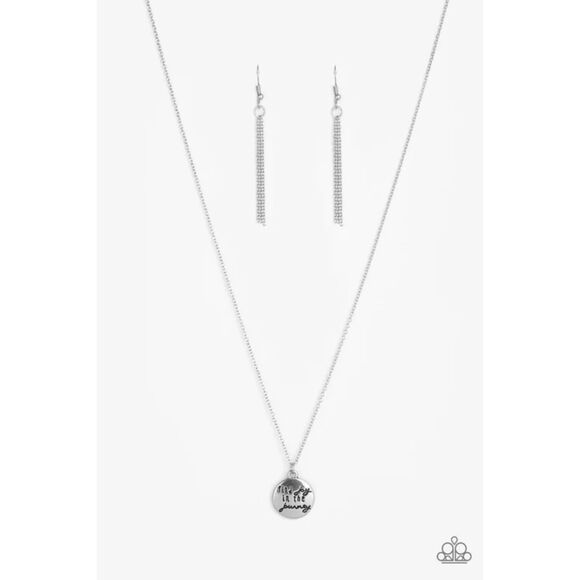 Find Joy in the Journey Silver Necklace (89) - Picture 2 of 3